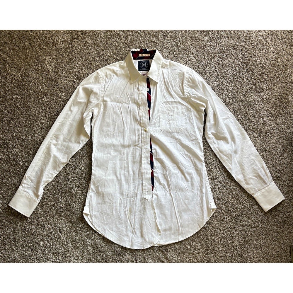 Rare Mettlers American Mercantile Made in New England Men's Dress Shirt